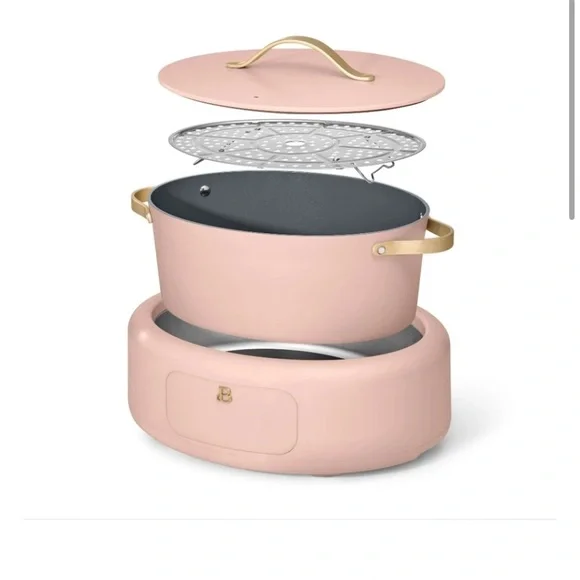 NWOB Beautiful 10 in 1, - 6 Qt Electric Multi-Cooker, Rose by Drew Barrymore